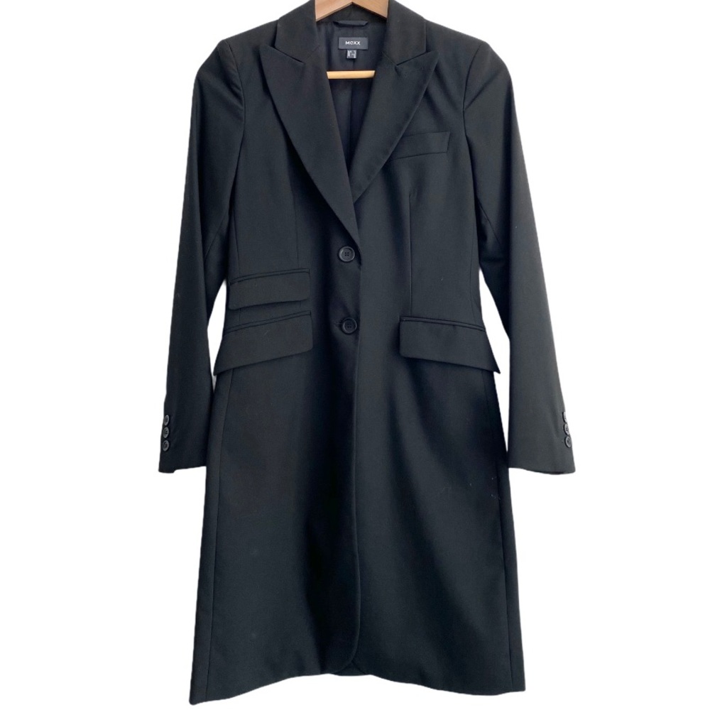 MEXX ¾ Black Blazer Jacket Size US 2